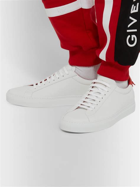 givenchy urban knots red|Givenchy white and grey sneakers.